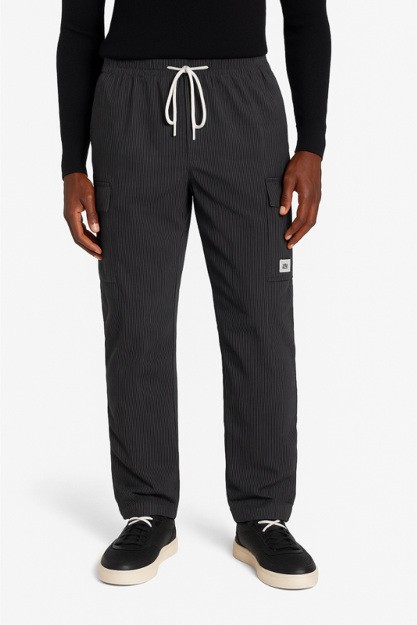 Casual corduroy cargo trousers